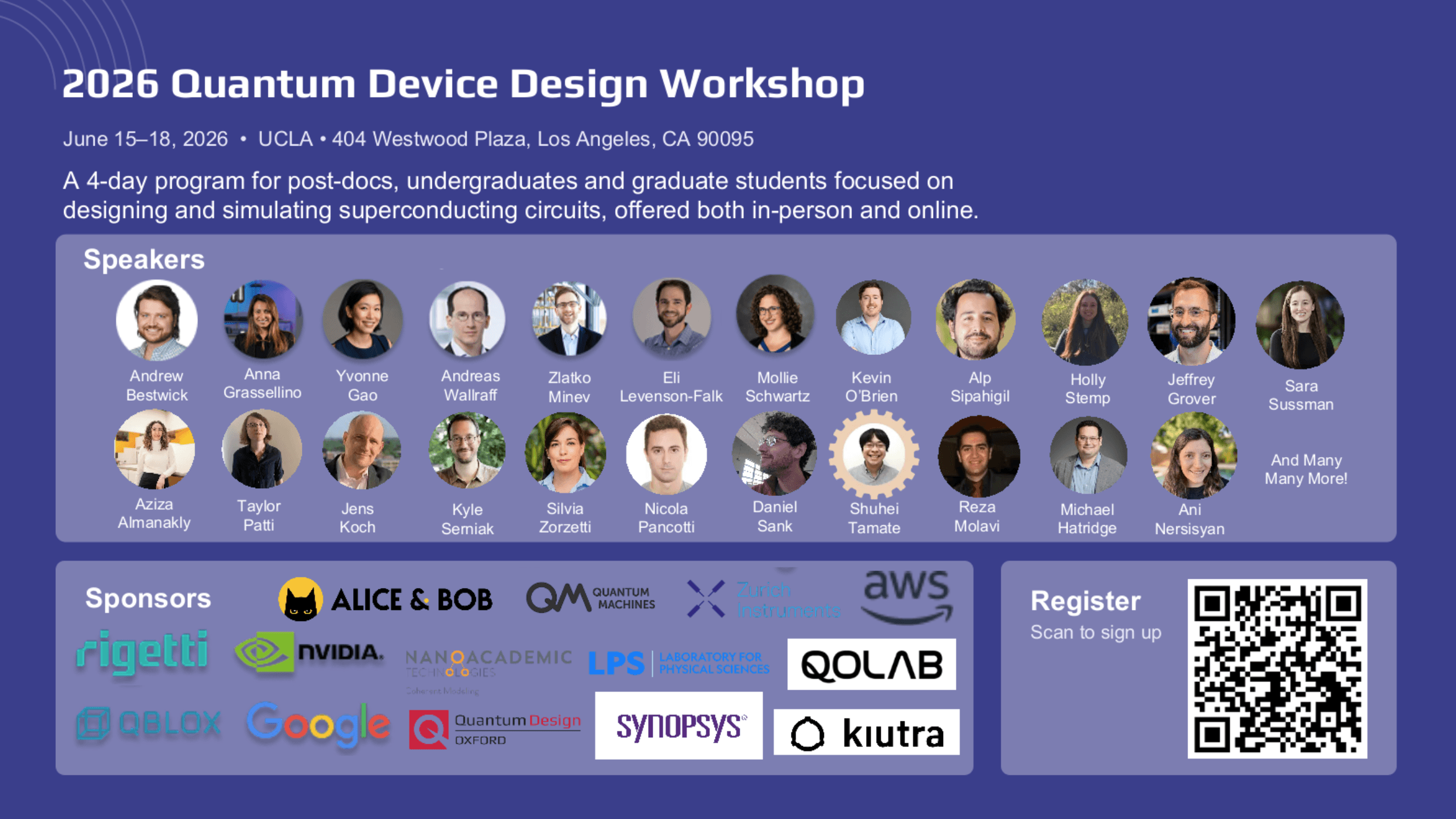QDW 2026 Poster
